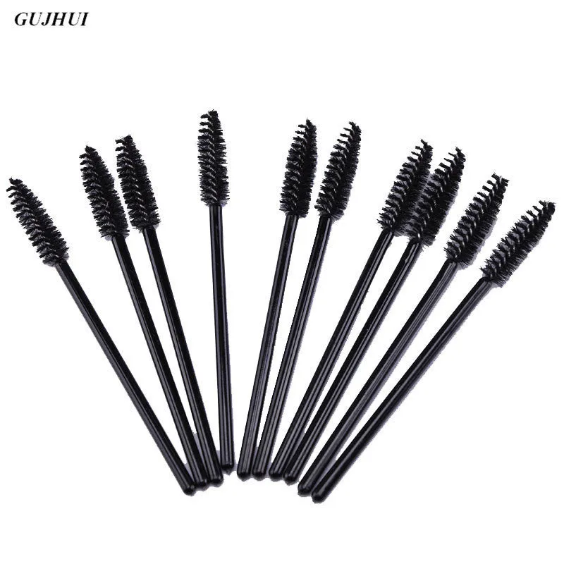 100 Ps Disposable Eyelashes Professional makeup brushes eyebrow eye Liner make up brush Mascara Applicator Spoolers Cosmetic