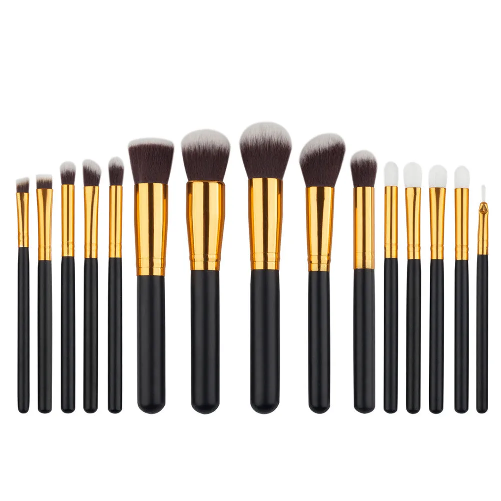 15Pcs Makeup Brushes Pro Cosmetic Make Up Brush Superior St Foundation Brush