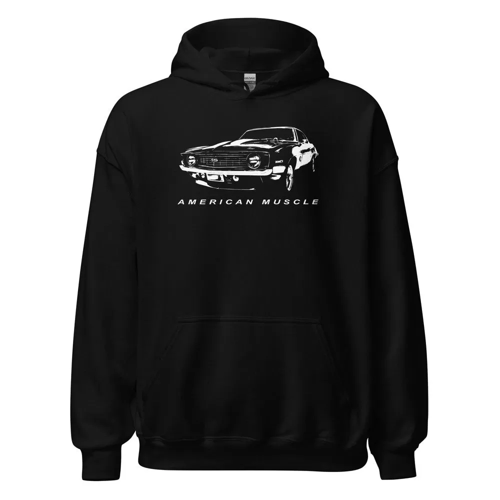 1969 Camaro Hoodie American Muscle Car Sweatshirt