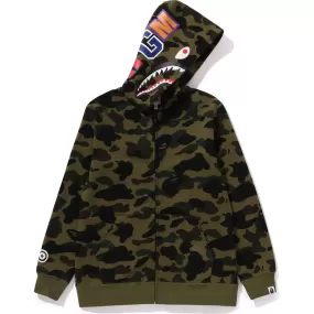 1ST CAMO SHARK ZIP HOODIE JR KIDS