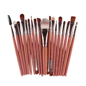 20pcs Pro Make up Brush tools Eyeshadow Blending Make-up Toiletry Kit Make Up Brush Concealer Cosmetic Eyeliner Lip Brushes