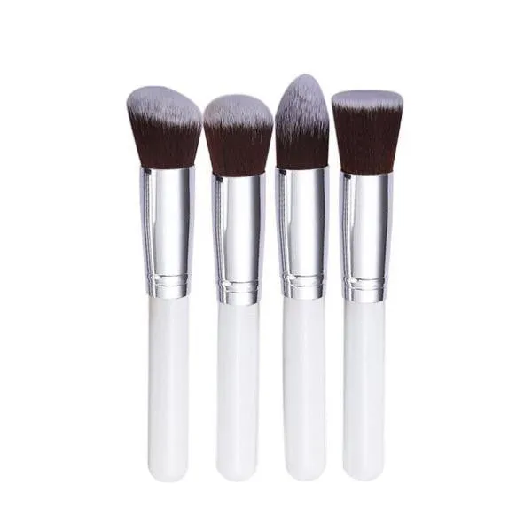 4 Pcs Synthetic Flat makeup brushes professional MAANGE Powder Foundation make up brushes Cosmetic Eyeshadow hair paint Brush