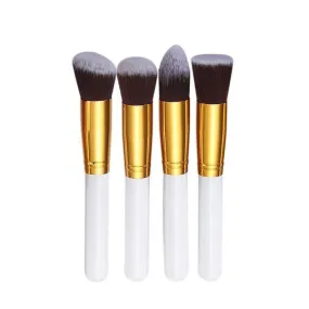 4 Pcs Synthetic Flat makeup brushes professional MAANGE Powder Foundation make up brushes Cosmetic Eyeshadow hair paint Brush