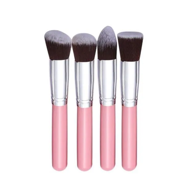 4 Pcs Synthetic Flat makeup brushes professional MAANGE Powder Foundation make up brushes Cosmetic Eyeshadow hair paint Brush