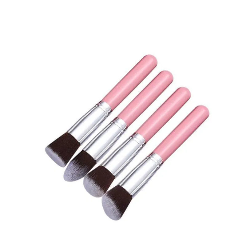 4 Pcs Synthetic Flat makeup brushes professional MAANGE Powder Foundation make up brushes Cosmetic Eyeshadow hair paint Brush