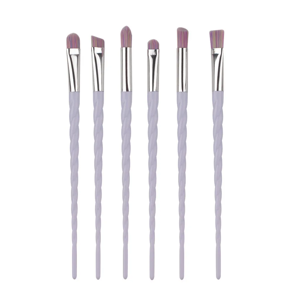 6Pcs/10pcs Colorful GUJHUI professional makeup brushes Rose gold Powder Foundation Eyeshadow make up brushes Tools cosmetic