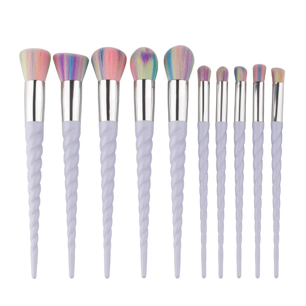 6Pcs/10pcs Colorful GUJHUI professional makeup brushes Rose gold Powder Foundation Eyeshadow make up brushes Tools cosmetic