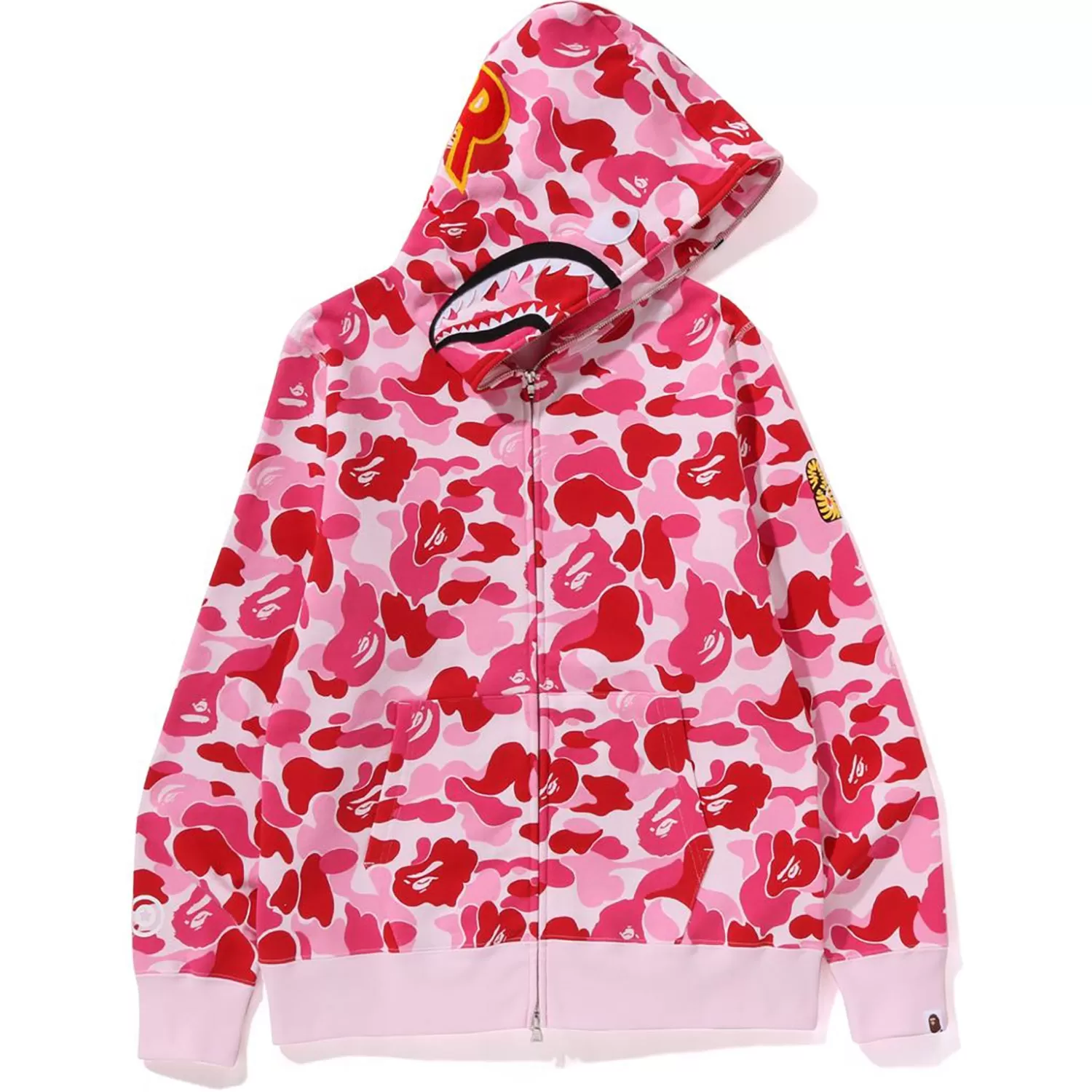 ABC CAMO SHARK FULL ZIP HOODIE MENS