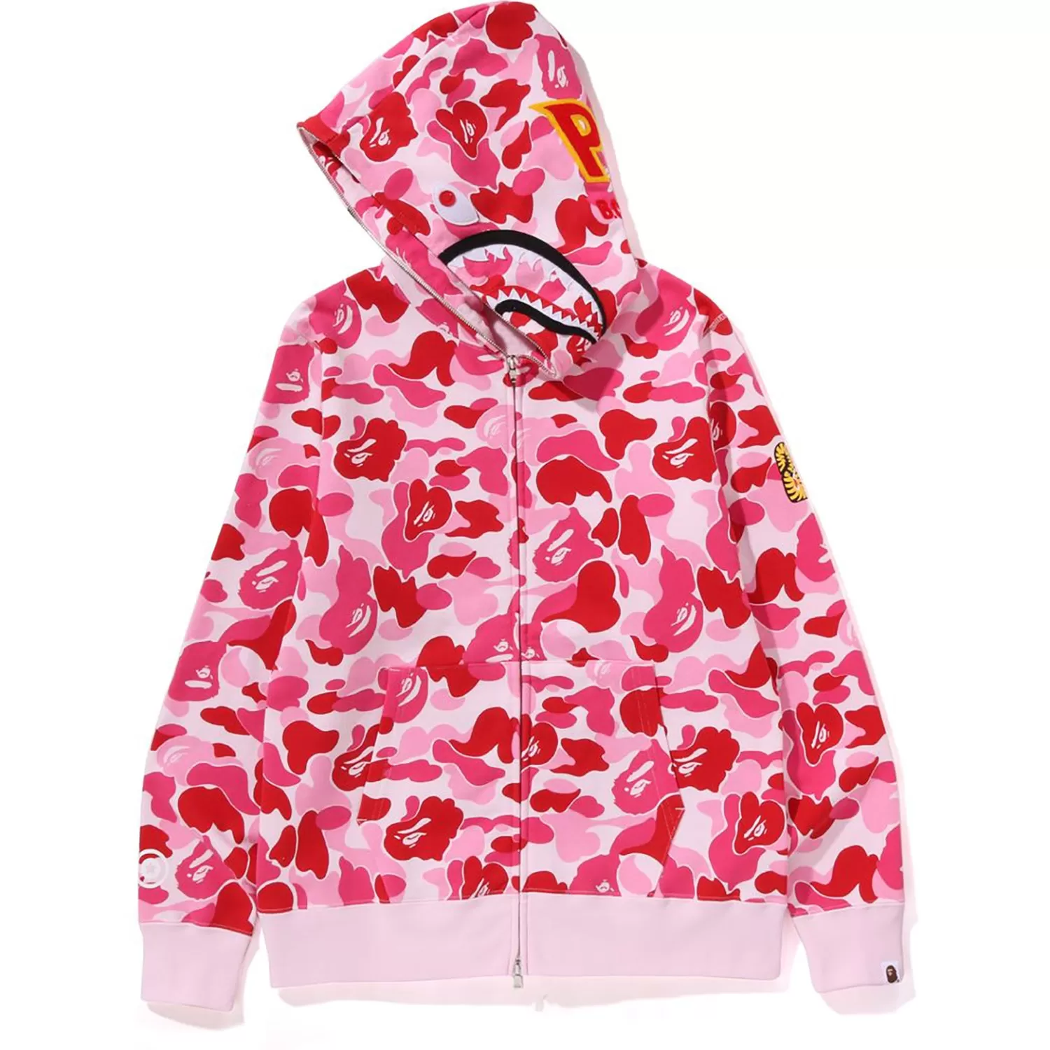 ABC CAMO SHARK FULL ZIP HOODIE MENS