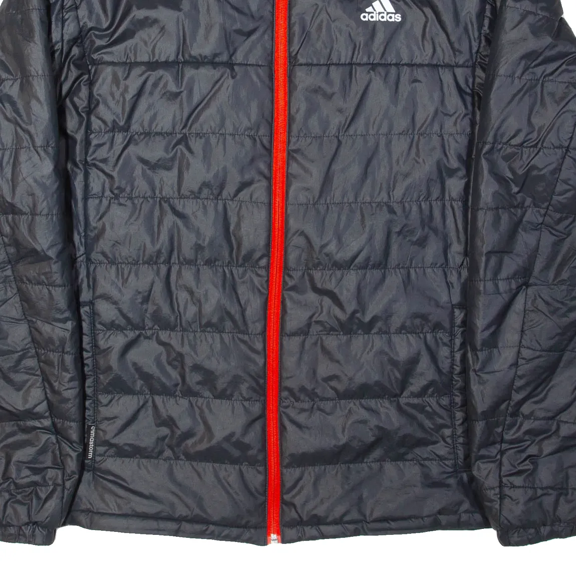 ADIDAS Mens Puffer Jacket Black 2XL