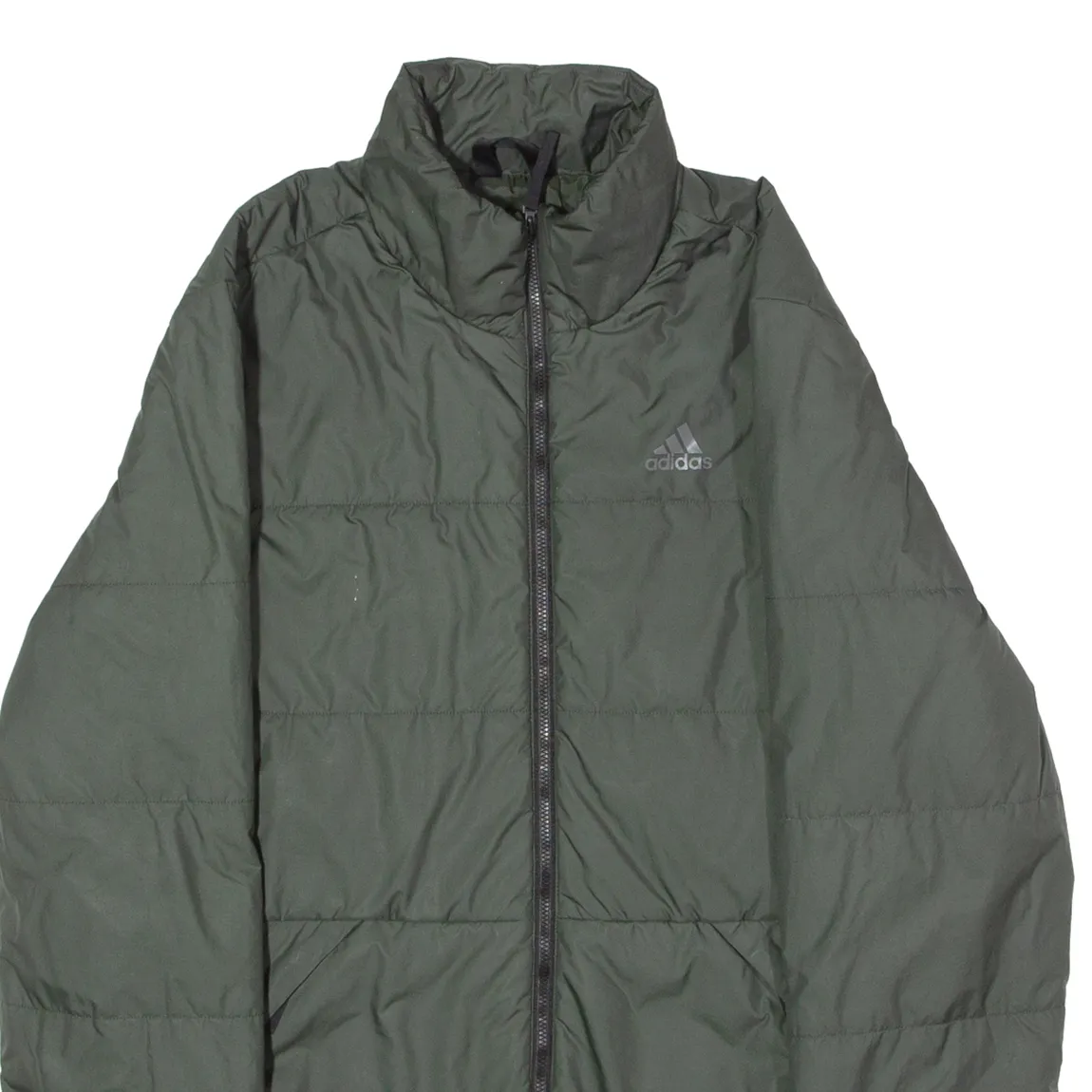 ADIDAS Mens Puffer Jacket Green S