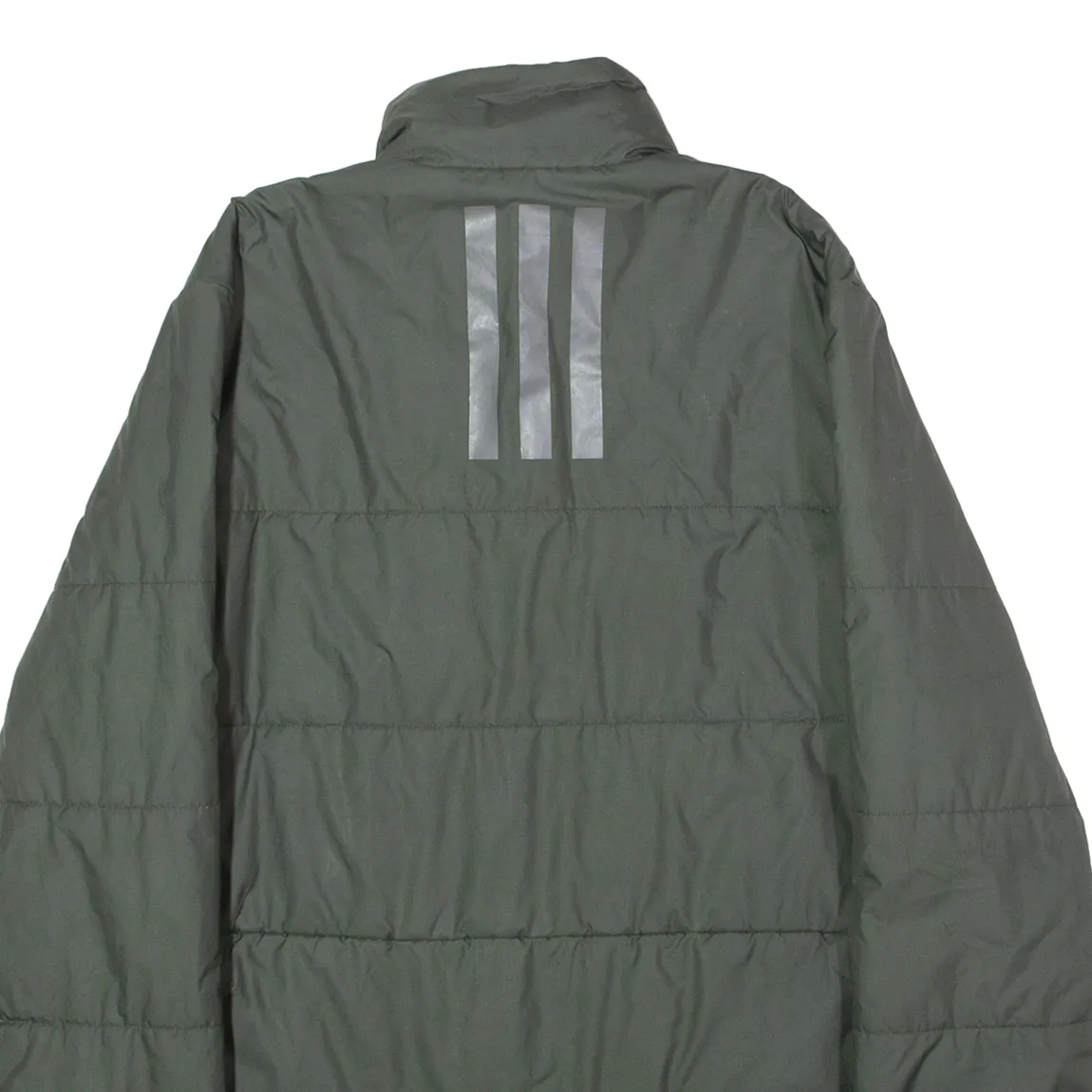 ADIDAS Mens Puffer Jacket Green S