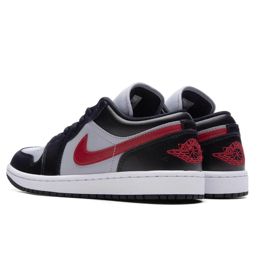 Air Jordan 1 Low Women's - Wolf Grey/Gym Red/Black