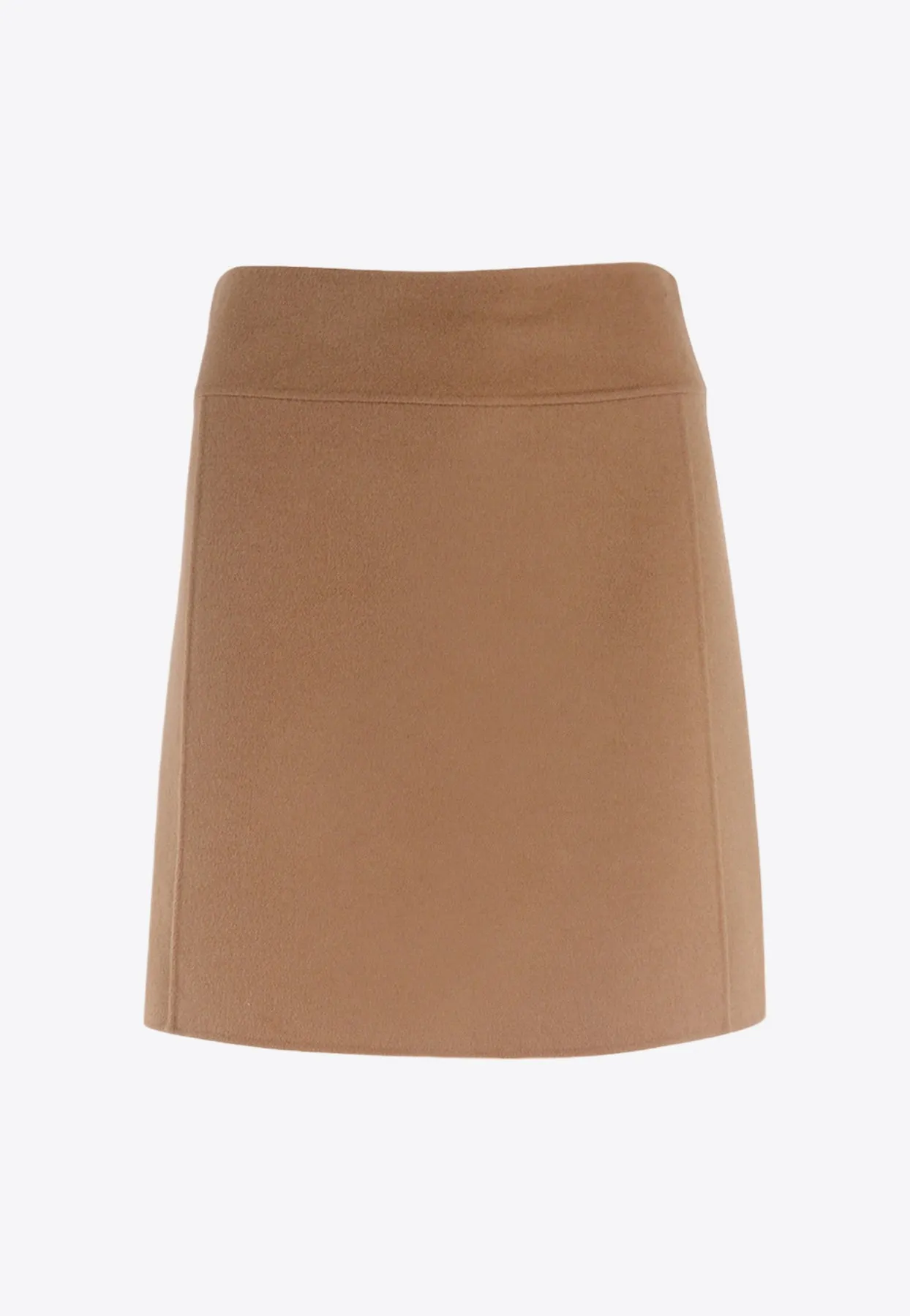 Ali A-line Wool Mini Skirt