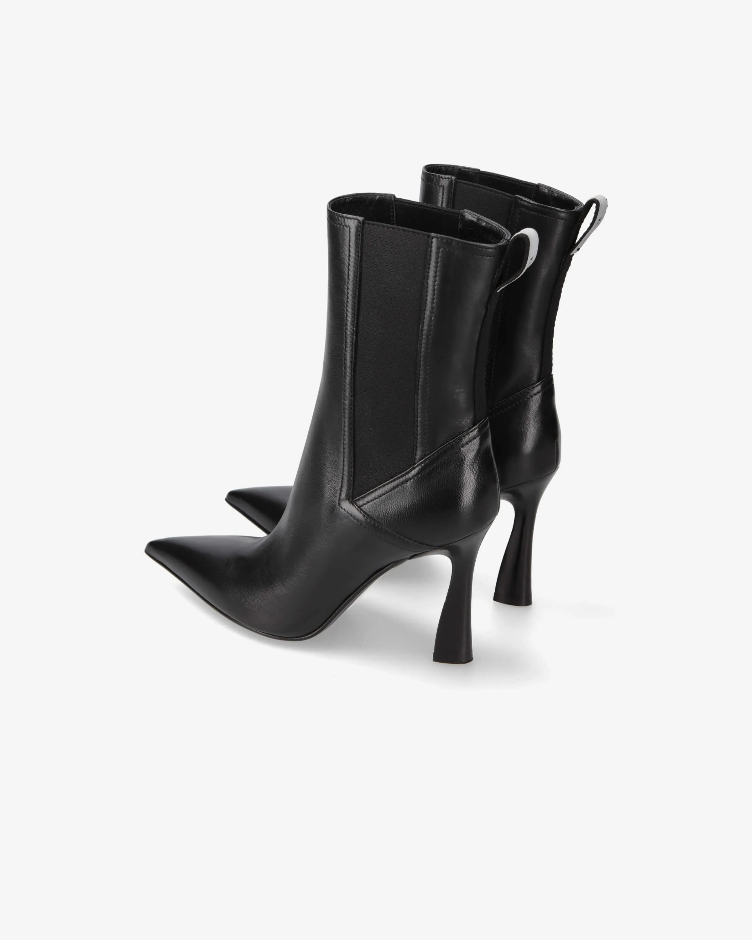 Ankle Boot M6589B Nappa Nero Lambskin Booties