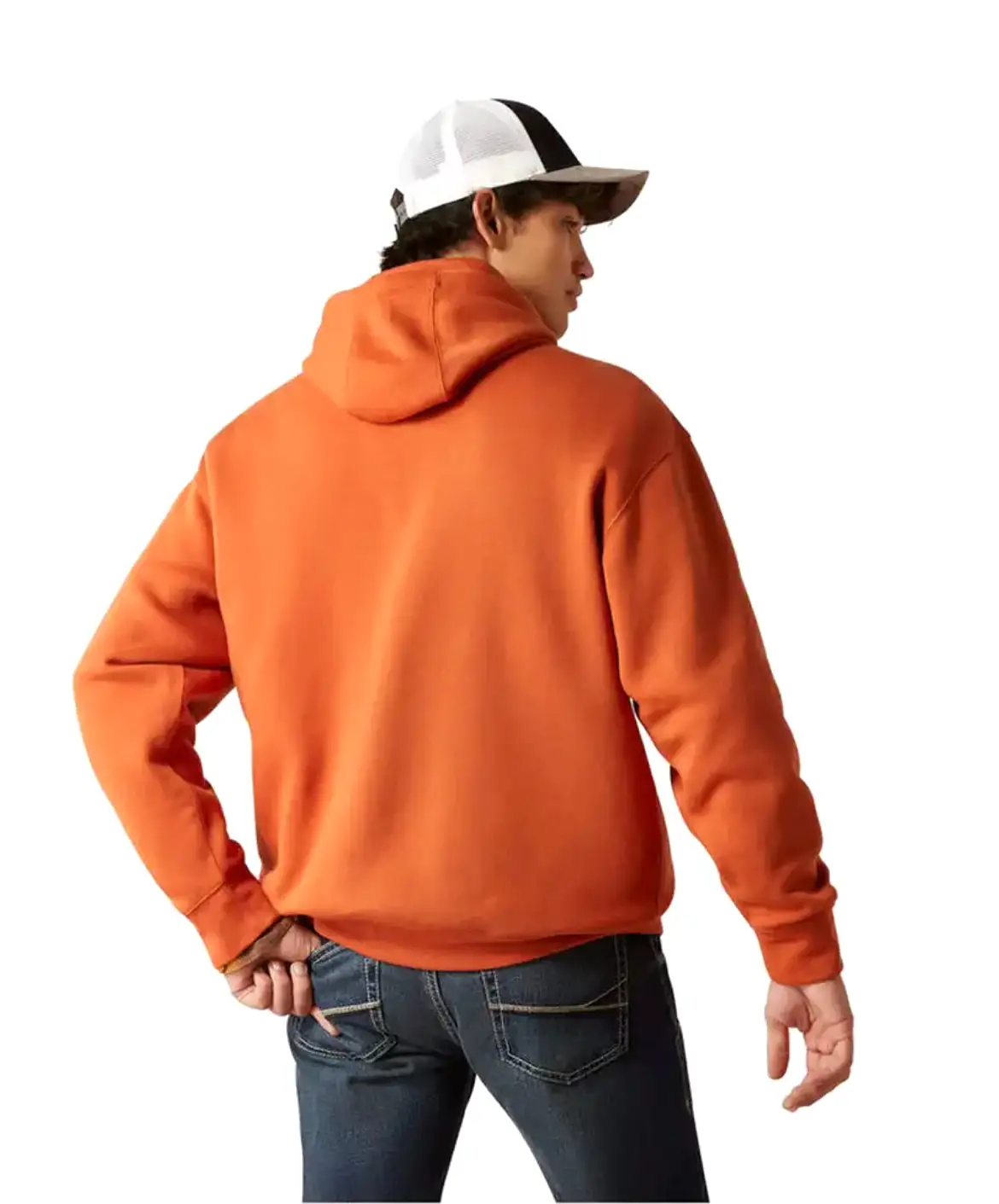 Ariat Men's Southwest Block Hoodie Copper Oxide