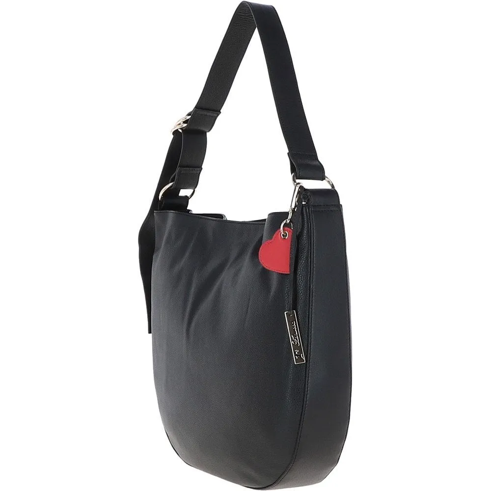 Ashwood Ladies Long Handle Shopper Bag Black: J-17