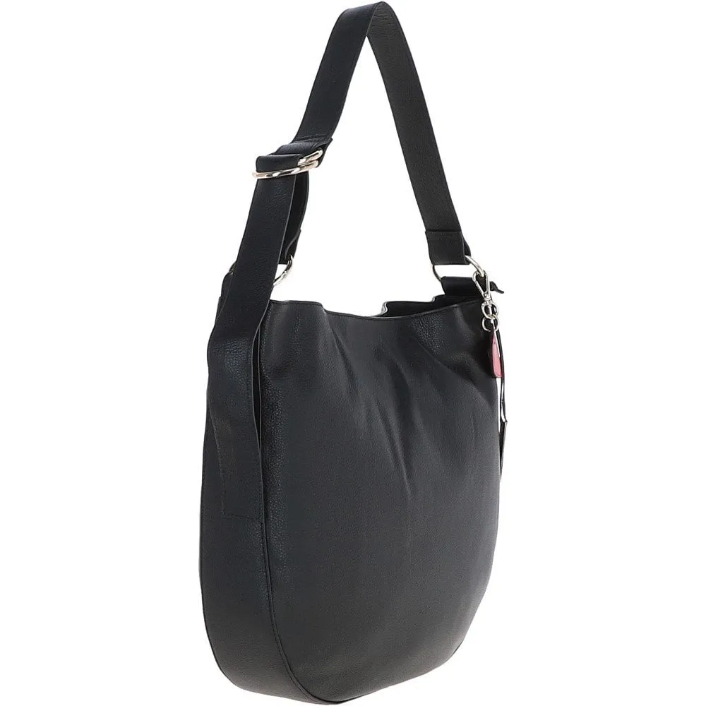 Ashwood Ladies Long Handle Shopper Bag Black: J-17