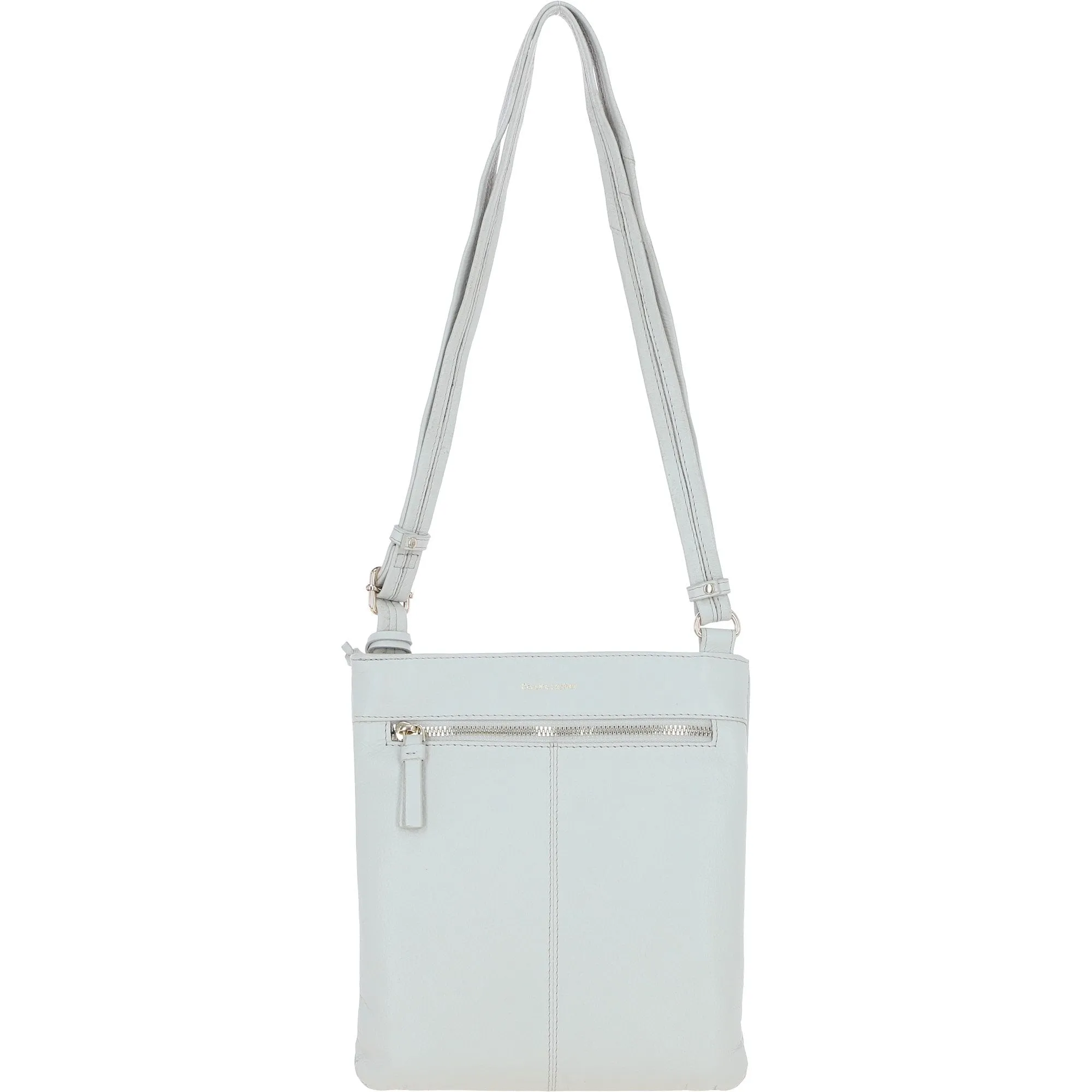 Ashwood Leather Crossbody Bag - Ice Grey: CB-3 (63014)