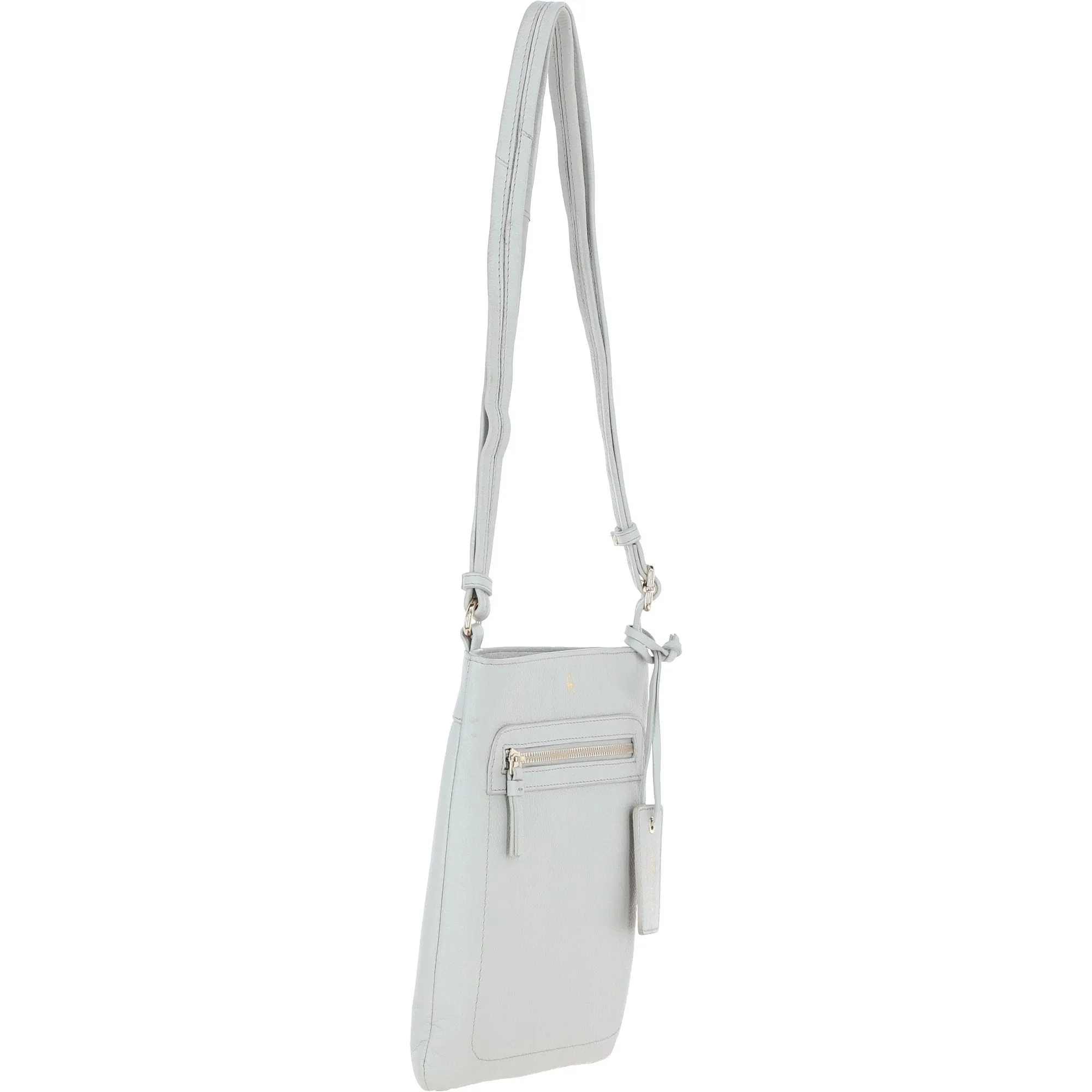 Ashwood Leather Crossbody Bag - Ice Grey: CB-3 (63014)