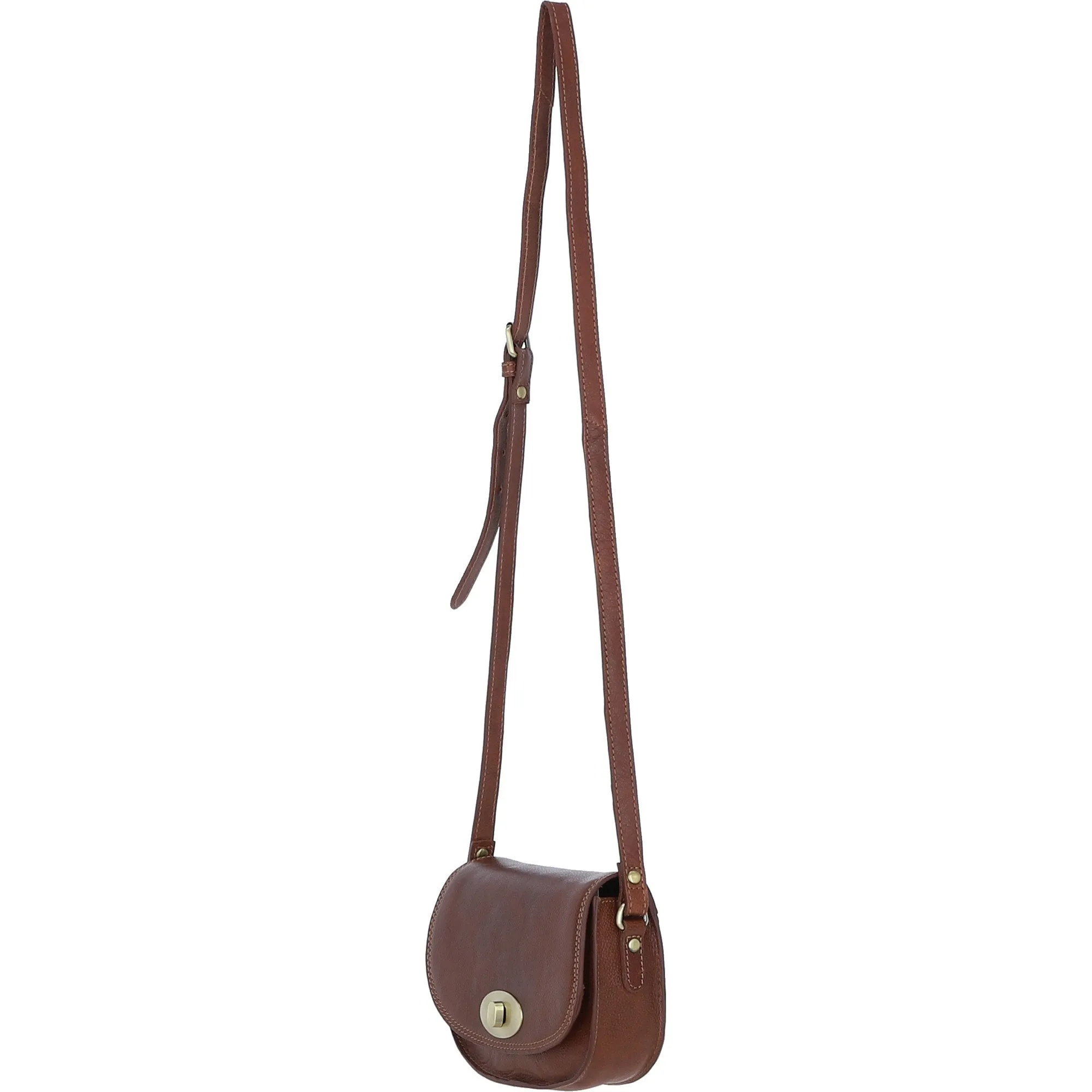 Ashwood Leather Vintage Crossbody Bag Tan: M-90