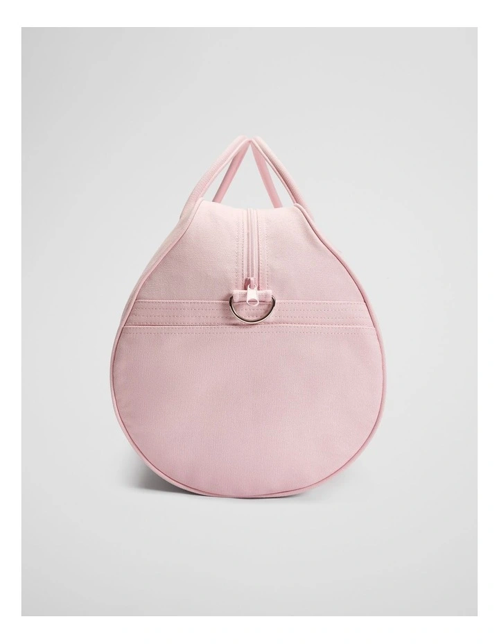 Australian Cotton Heritage Zip Canvas Tote in Pink Meringue