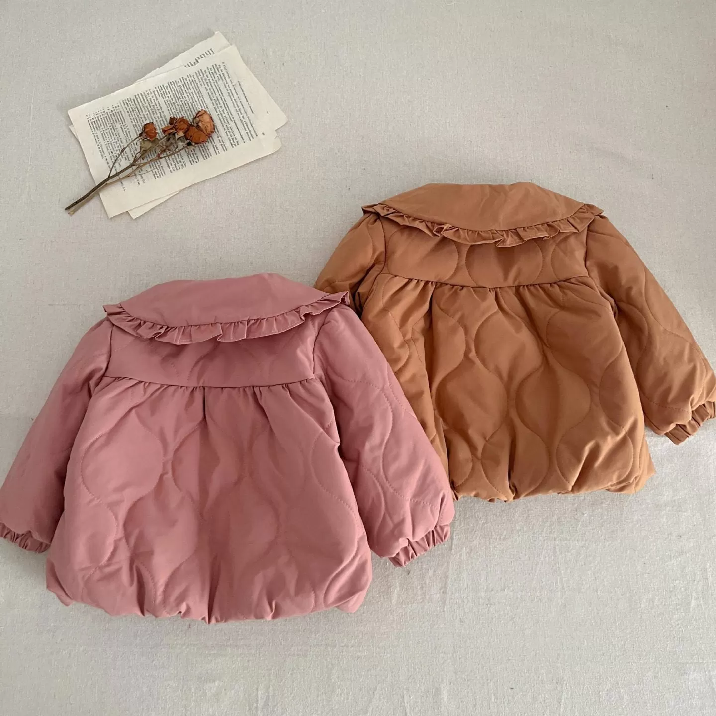 Baby Kid Girls Solid Color Bow Jackets Outwears Wholesale 231130178