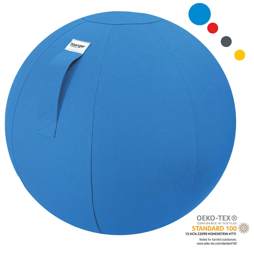 Baenger Fitness Yoga Bal Exercise Ball Gym Bal - incl wasbare hoes - incl pomp - Blauw