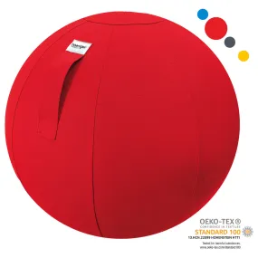 Baenger Fitness Yoga Exercise Ball Gym Bal Zwangerschapsbal - incl Wasbare hoes - incl pomp - Rood