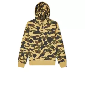 BAPE WORLD GONE MAD HOODIE CAMO YELLOW