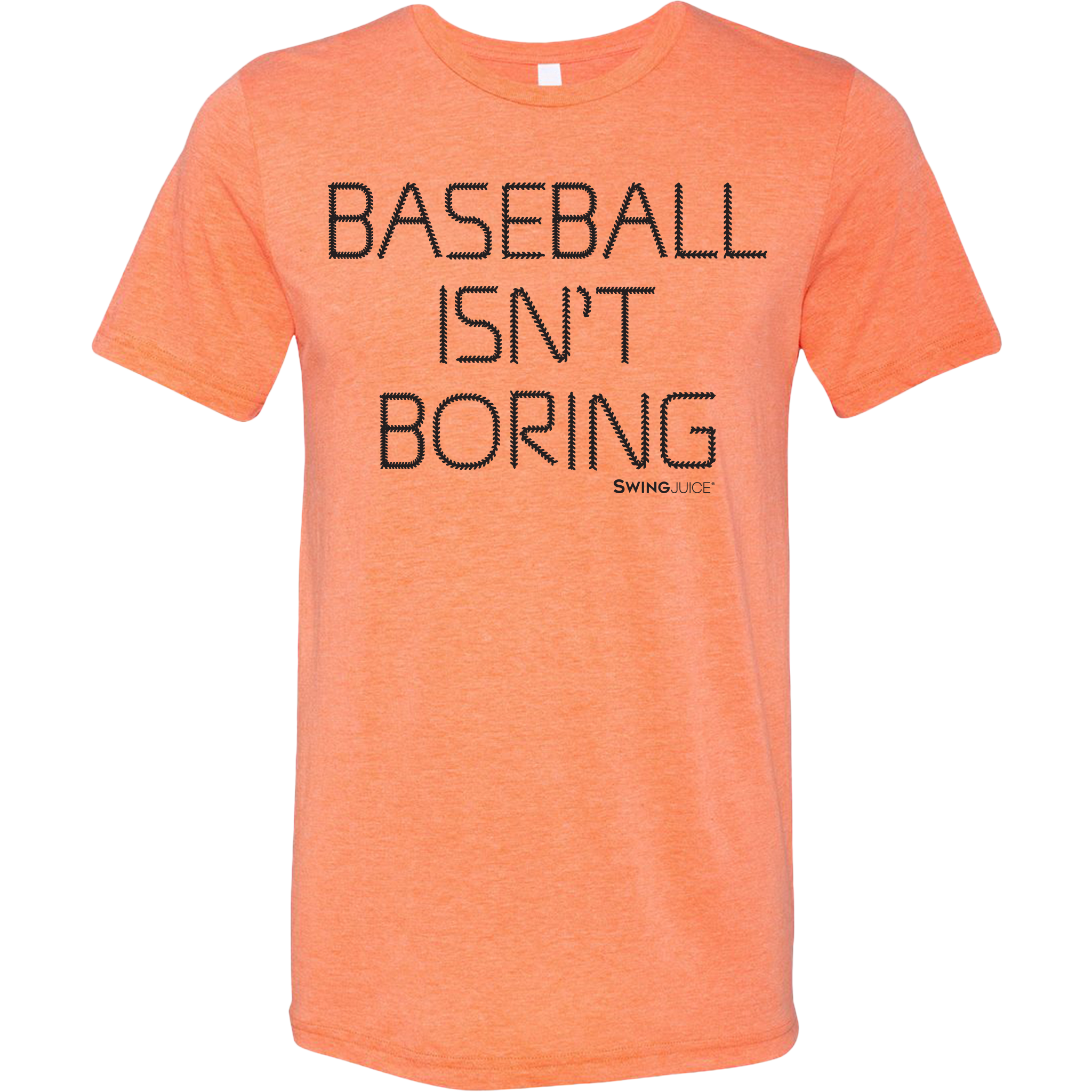 Baseball Official Baseball Isn't Boring Unisex T-Shirt Orange