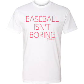 Baseball Official Baseball Isn't Boring Unisex T-Shirt White