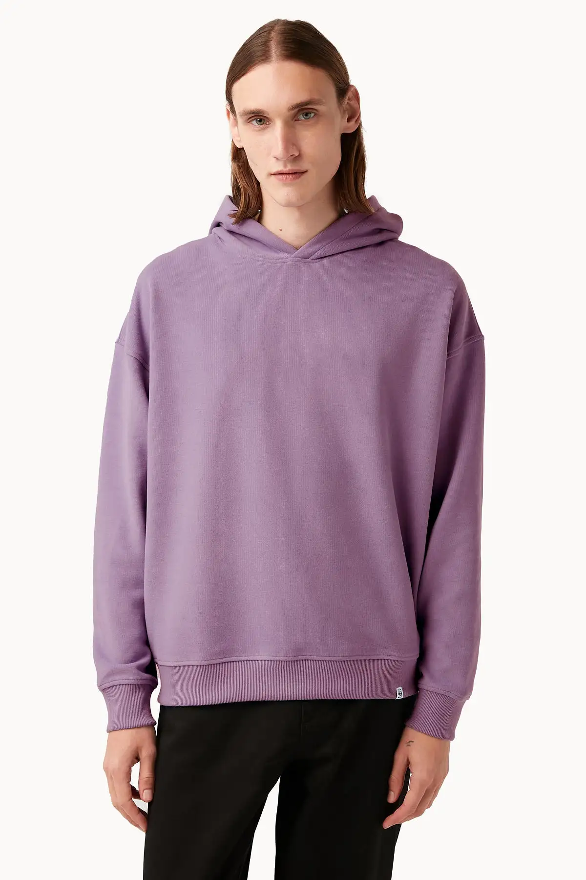 Basic Super Soft Hoodie - Leylak