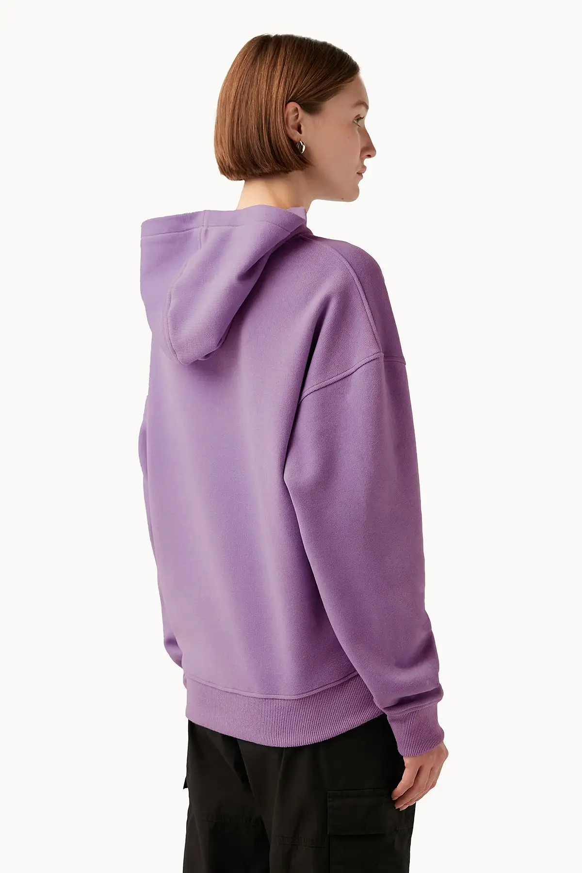 Basic Super Soft Hoodie - Leylak