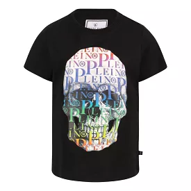 Black & Rainbow Skull T-Shirt