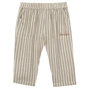 Bonton Baby Darius Pants Fawn Brown Stripes