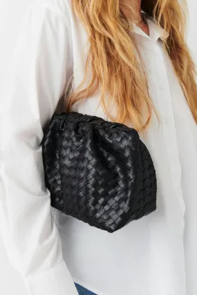 Braided clutch bag