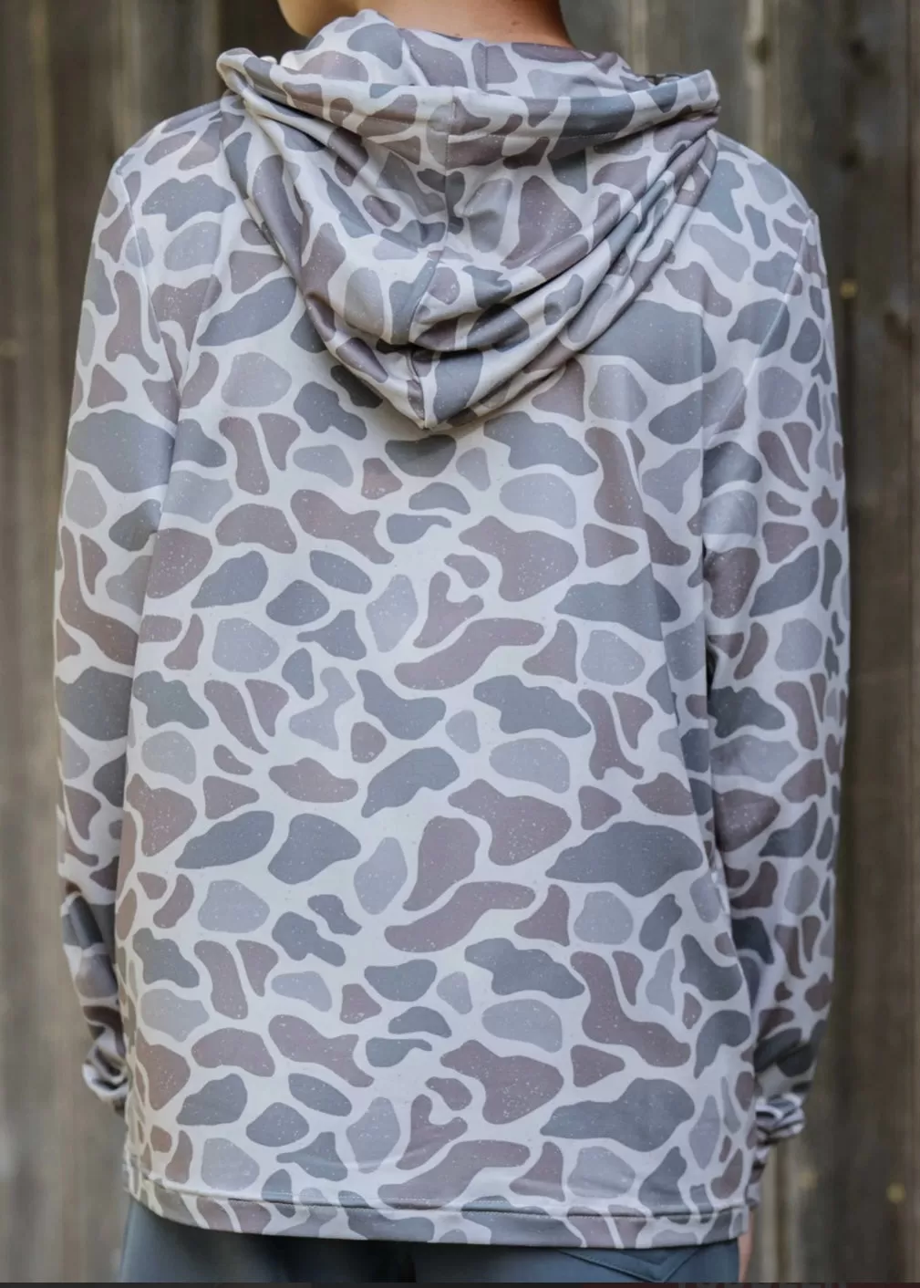 Burlebo Youth Performace Hoodie | Classic Deer Camo