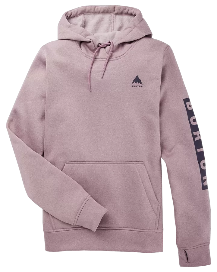 Burton Women's Oak Pullover Hoodie - Elderberry Heather