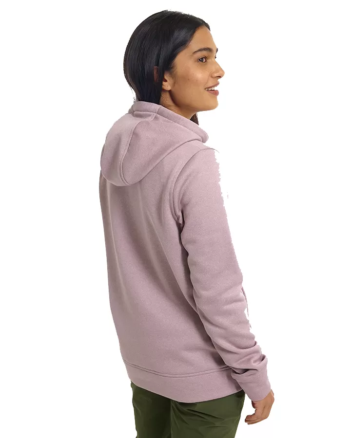 Burton Women's Oak Pullover Hoodie - Elderberry Heather