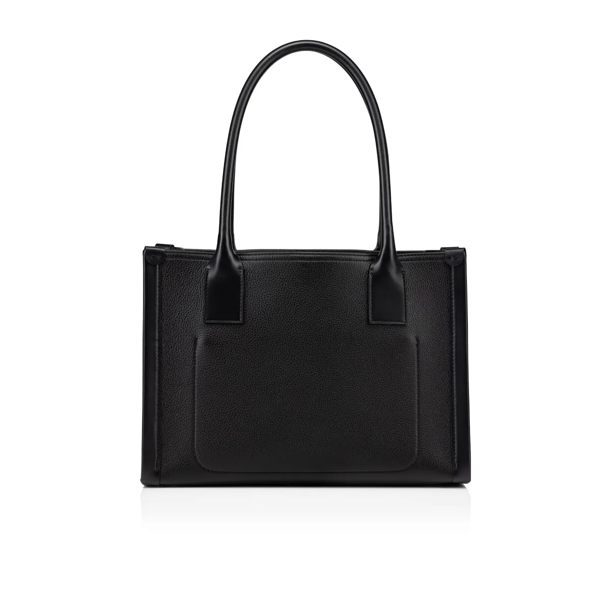 By My Side small Tote bag - Grained calf leather - Black