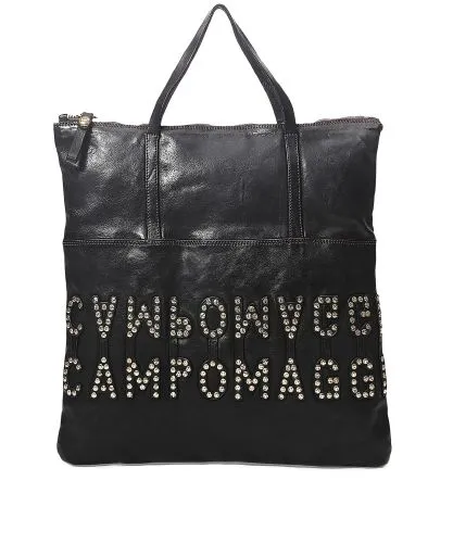 Campomaggi Black Prestige Leather Shopper | Jules B