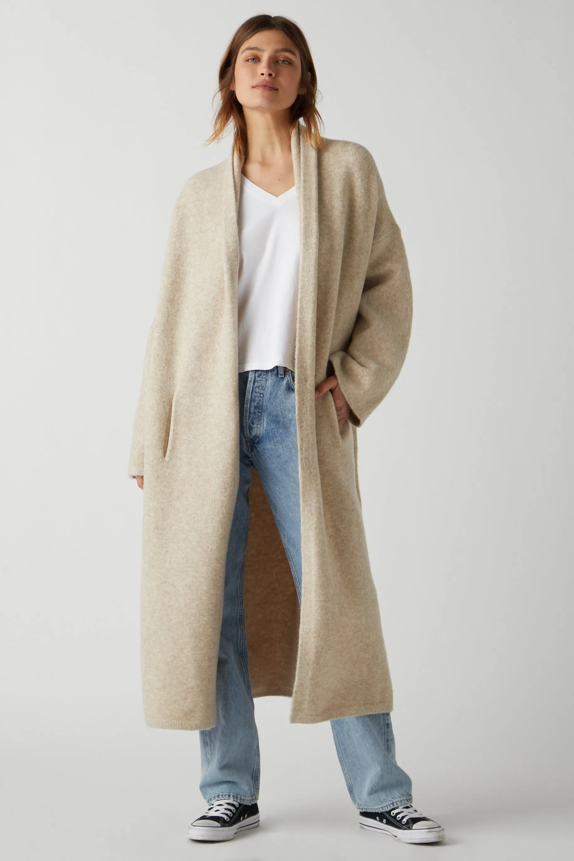 CARMEL COAT IN OATMEAL