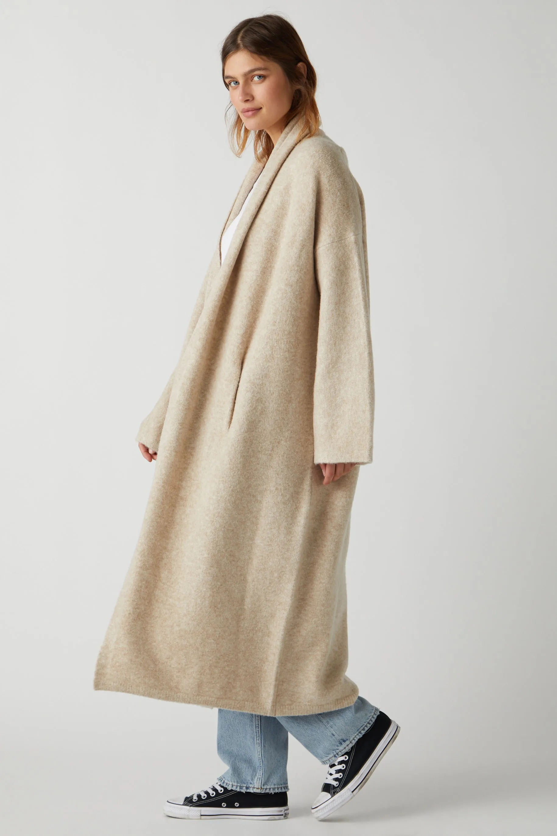 CARMEL COAT IN OATMEAL