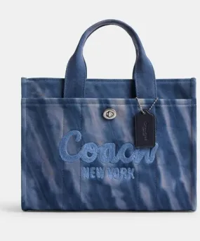 Coach Tie Dye Cargo Cotton-Canvas Tote