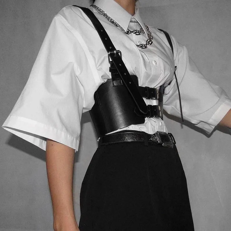 DARK RETRO WAIST SEAL BELT BY18009