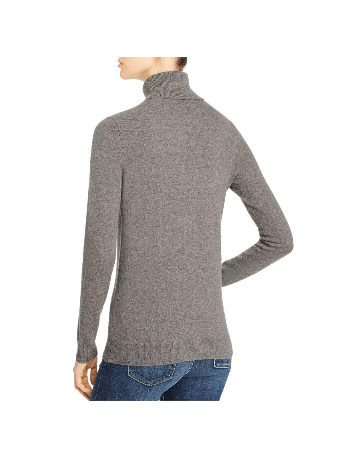 Designer Brand Womens Gray Long Sleeve Turtle Neck Sweater