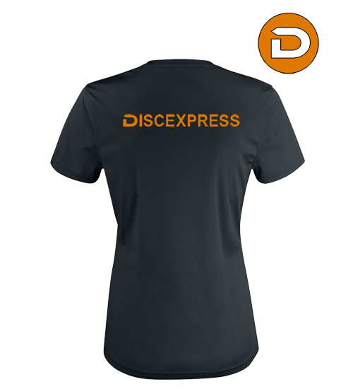 Discexpress & D Discgolf Funktions T-shirt (Dam)