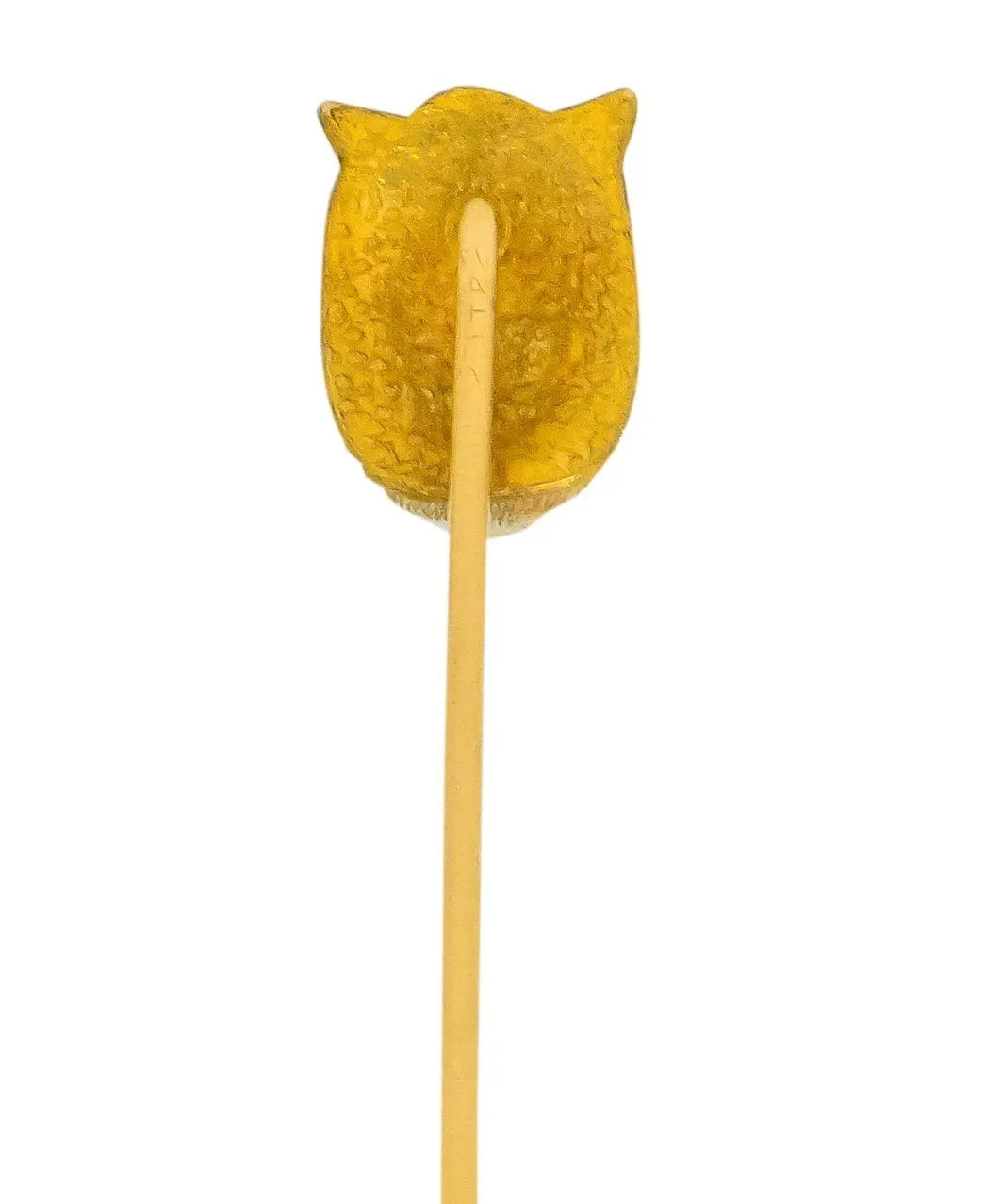 Edwardian Diamond 14 Karat Yellow Gold Boar Stickpin