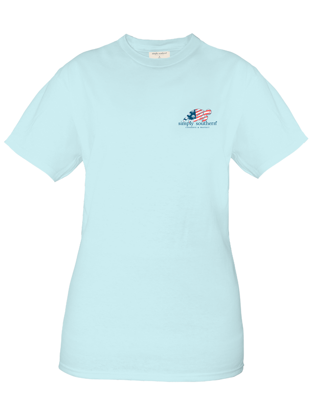 Flag Turtle Tracker Short Sleeve T-Shirt